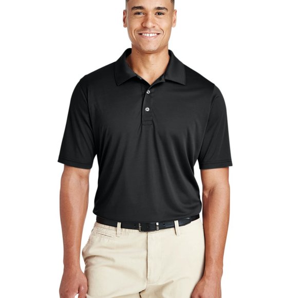 NWT General Standard Men's Collared Polo Shirt Black Size L $40 DD041 - Picture 1 of 1